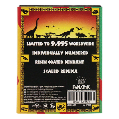 Jurassic Park Replika halskæde med Amber Pendant Limited Edtiton
