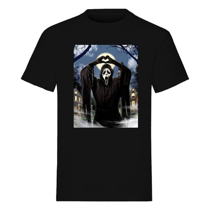 Camiseta Scream Cara Fantasma Corazones