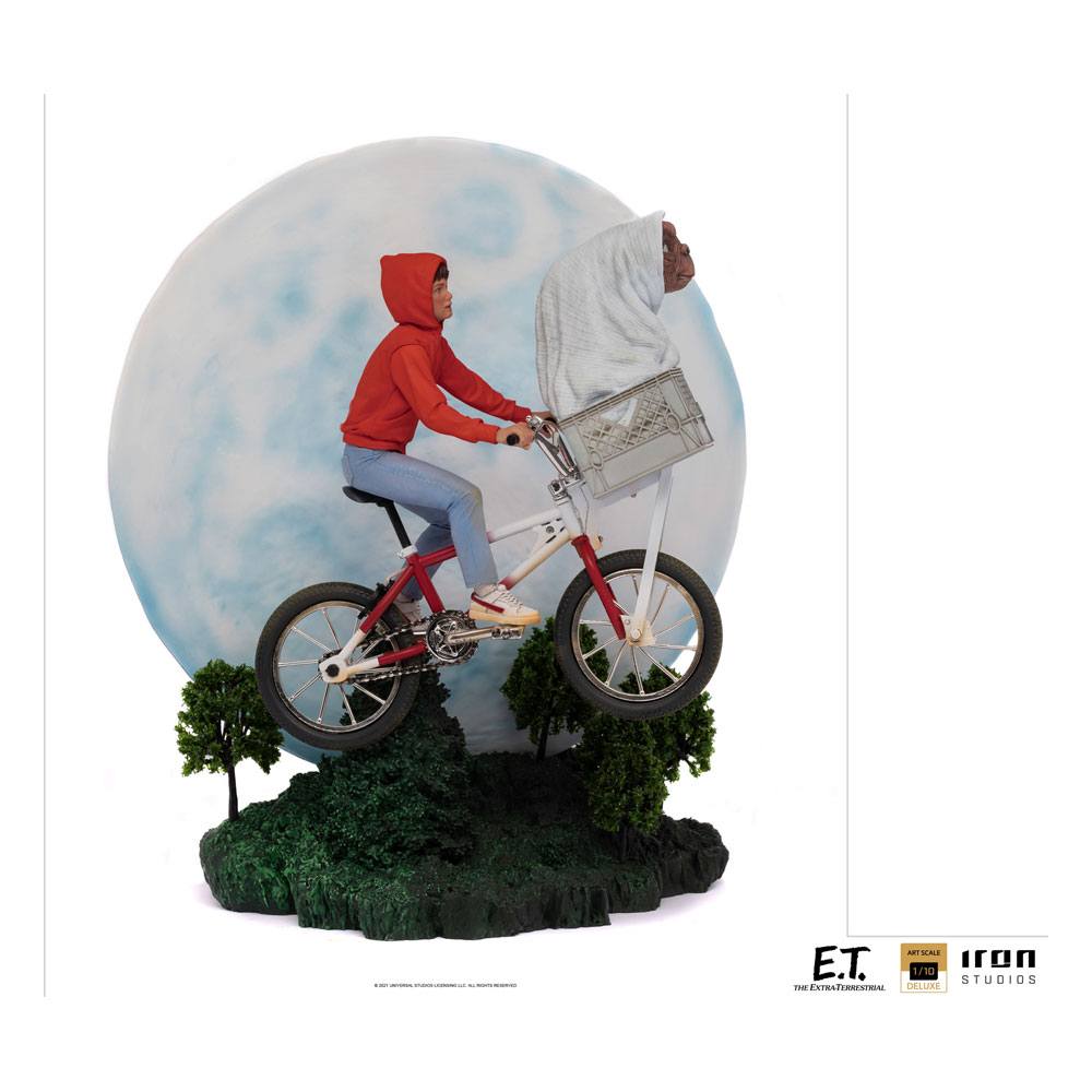 E.T. Extra-testrijski Deluxe Art Scale Statup 1/10 E.T. & Elliot 27 cm