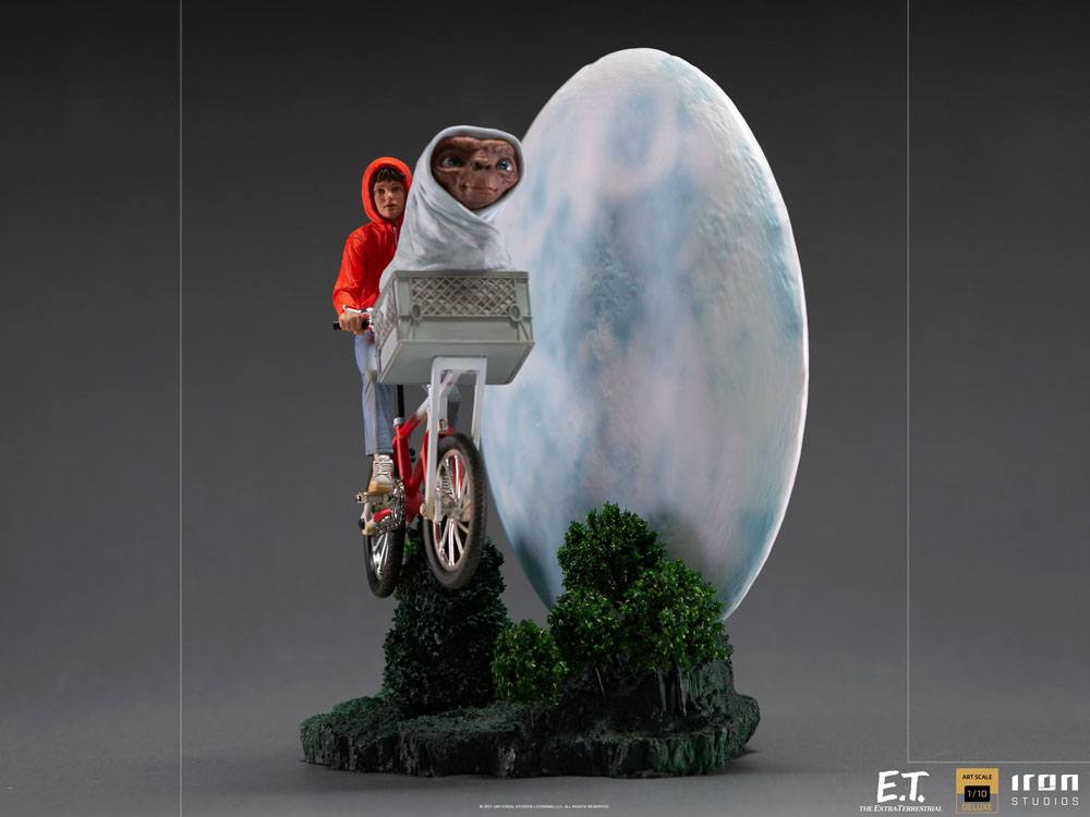 E.T. Extra-testrijski Deluxe Art Scale Statup 1/10 E.T. & Elliot 27 cm