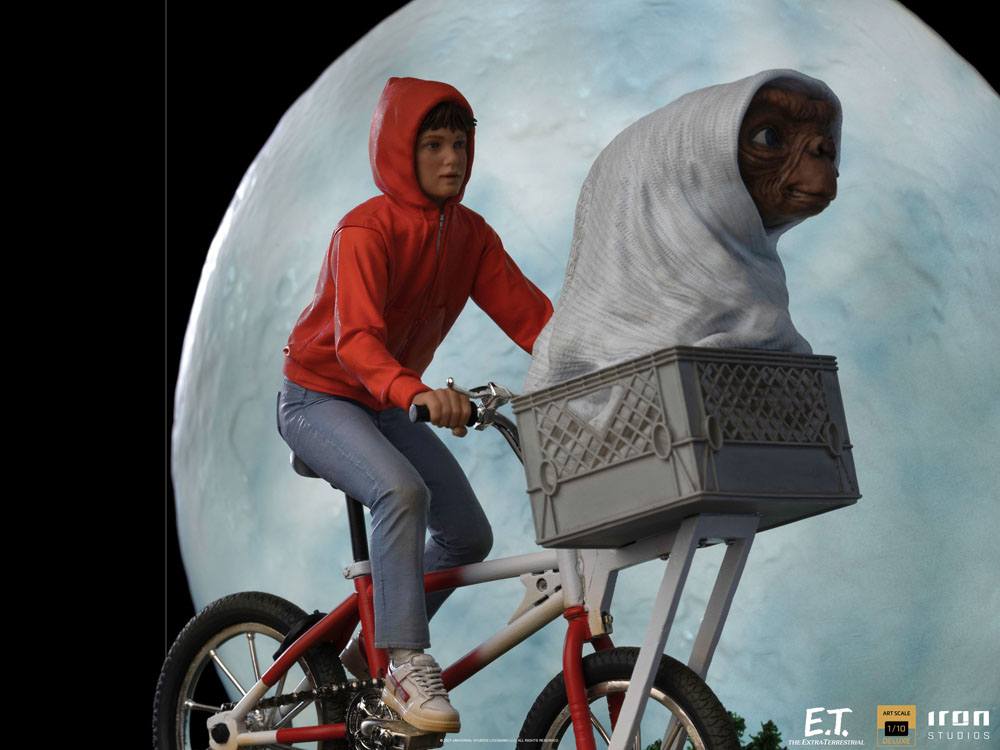 E.T. Extra-testrijski Deluxe Art Scale Statup 1/10 E.T. & Elliot 27 cm