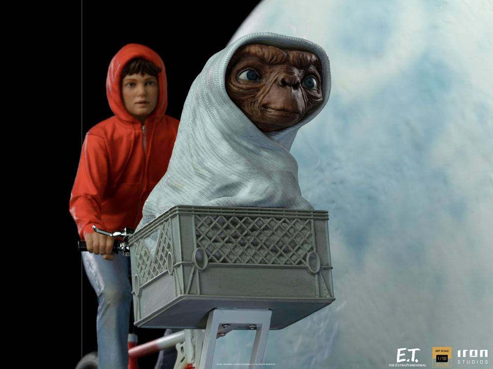 E.T. Extra-testrijski Deluxe Art Scale Statup 1/10 E.T. & Elliot 27 cm