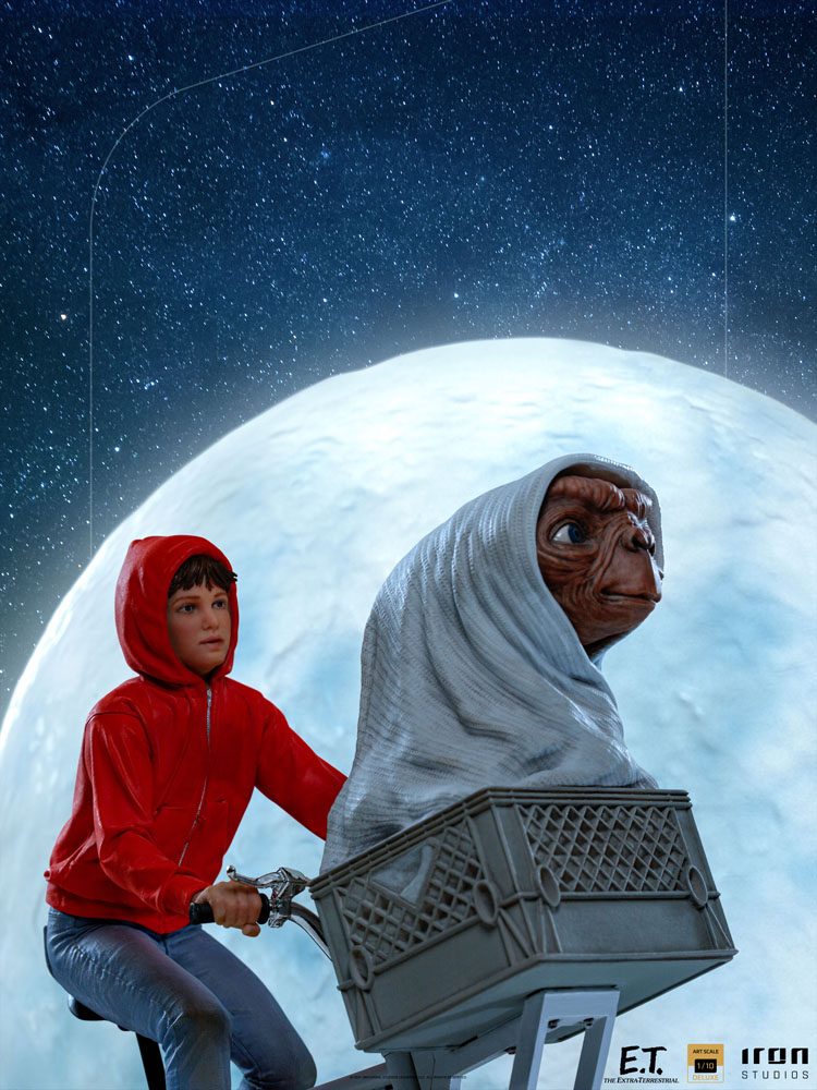 E.T. Extra-testrijski Deluxe Art Scale Statup 1/10 E.T. & Elliot 27 cm