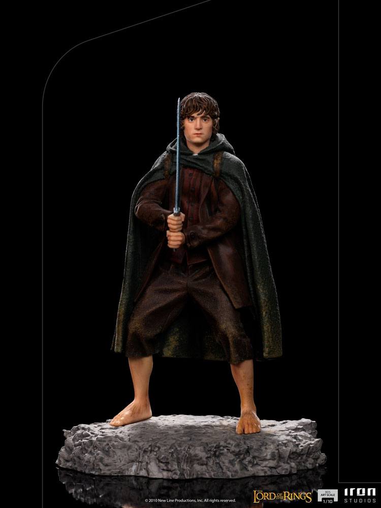 El Señor De Los Anillos Estatua BDS Art Scale 1/10 Frodo 12 cm