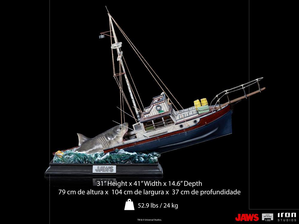 Estatua Jaws Demi Art Scale 1/20 Jaws Attack 104 cm