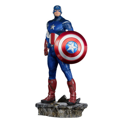 La estatua de la escala de arte de Infinity Saga BDS 1/10 Capitán América Batalla de NY 23 cm