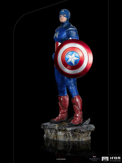 La estatua de la escala de arte de Infinity Saga BDS 1/10 Capitán América Batalla de NY 23 cm