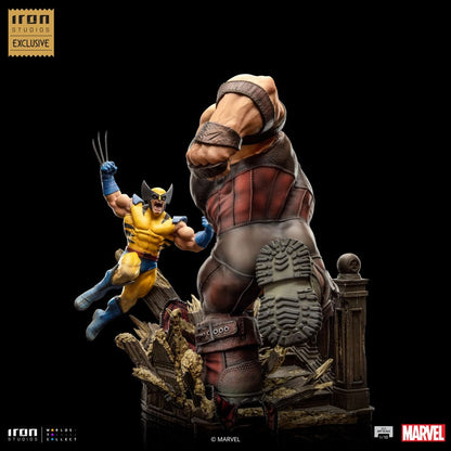Marvel BDS Kunst Schaalbeeld 1/10 Wolverine vs Juggernaut heo EU Exclusief 30 cm