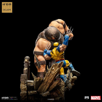 Marvel BDS Kunst Schaalbeeld 1/10 Wolverine vs Juggernaut heo EU Exclusief 30 cm