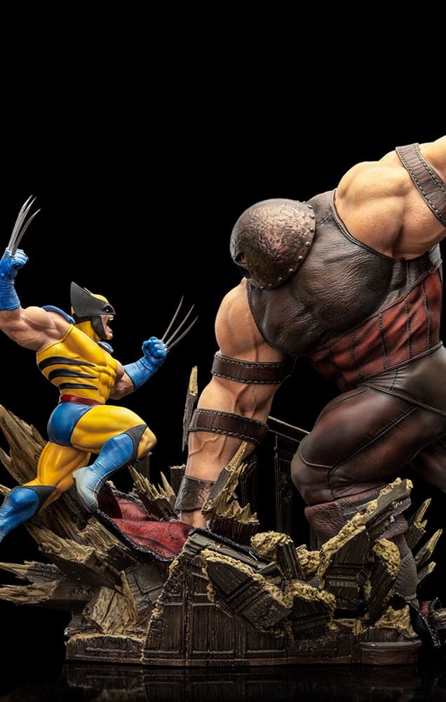 Marvel BDS Kunst Schaalbeeld 1/10 Wolverine vs Juggernaut heo EU Exclusief 30 cm