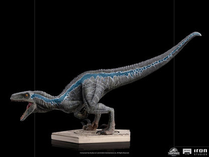 Statua di scala artistica del kurassic World Fallen Kingdom 1/10 blu 19 cm