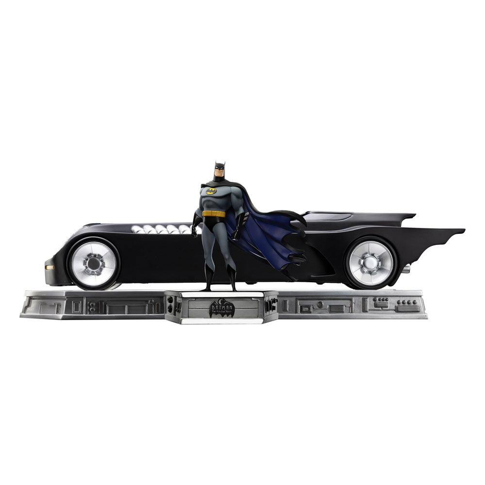 Batman the Animated Series (1992) Art Scale Set Deluxe 1/10 Batman og Batmobile 24 cm