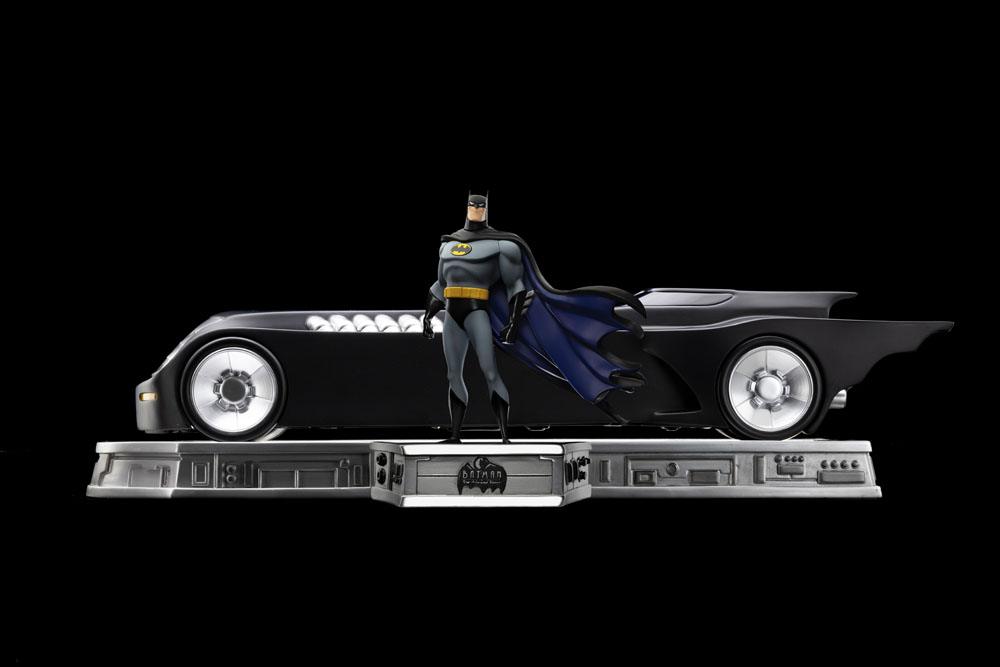 Batman the Animated Series (1992) Art Scale Set Deluxe 1/10 Batman og Batmobile 24 cm