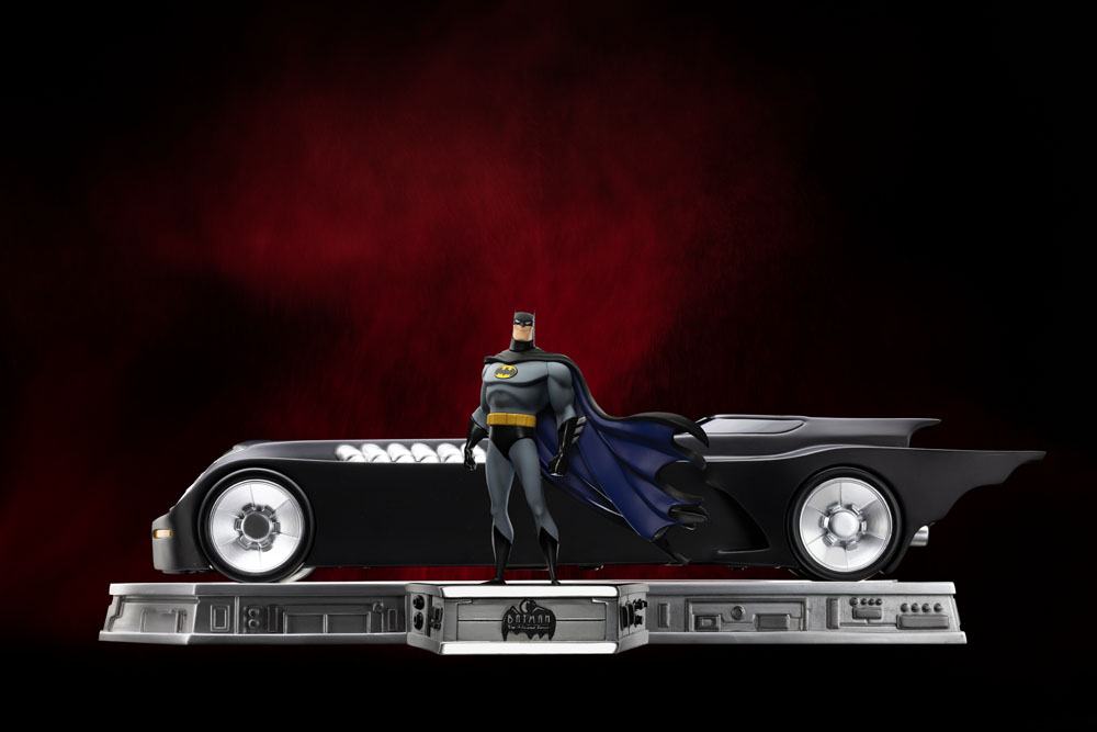 Batman the Animated Series (1992) Art Scale Set Deluxe 1/10 Batman og Batmobile 24 cm