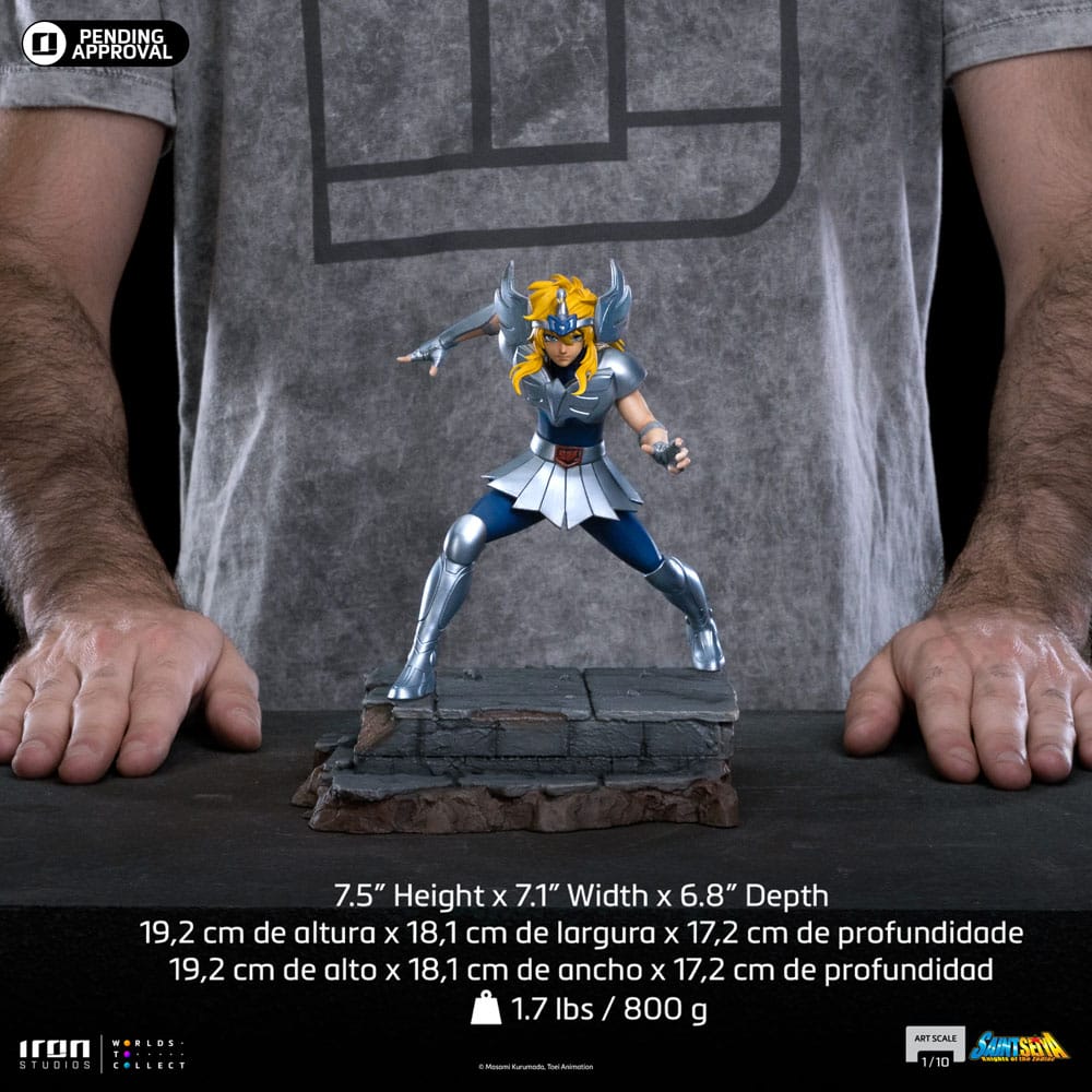 Estatua de escala de Saint Seiya 1/10 Cygnus Hyoga 19 cm