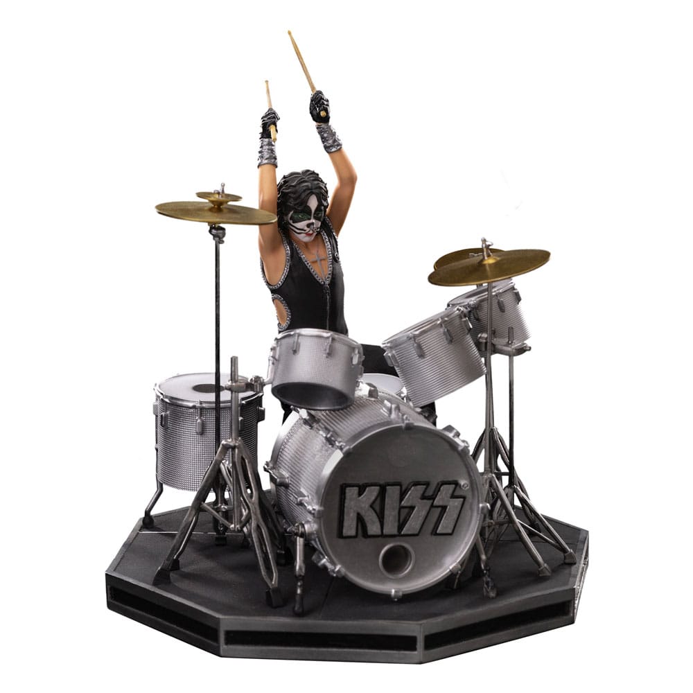 Kiss Art Scale Statue 1/10 Peter Criss Limited Edting 22 cm