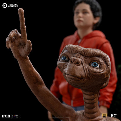 E.t. Den extra-terrestrial deluxe konstskala statyn 1/10 E.T., Elliot och Gertie 19 cm