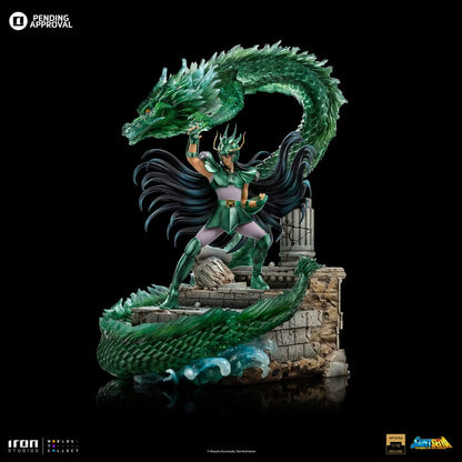 Estatua de escala de arte de Saint Seiya Deluxe 1/10 Dragón Shiryu 38 cm