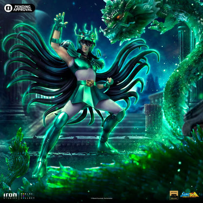 Estatua de escala de arte de Saint Seiya Deluxe 1/10 Dragón Shiryu 38 cm