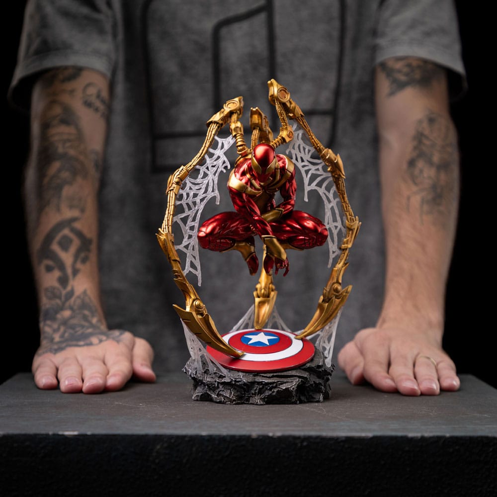 Marvel Art Scale Deluxe Statue 1/10 Spider-Man Iron Armour Comics (CCXP Exclusive 2024) 24 cm