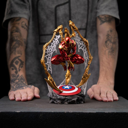 Marvel Art Scale Deluxe Statue 1/10 Spider-Man Iron Armor Comics (CCXP Exclusive 2024) 24 cm