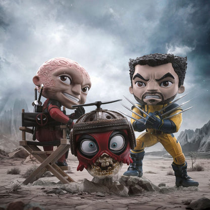 Deadpool & Wolverine Mini Co. PVC Figur Deadpool Unmasked 13 cm
