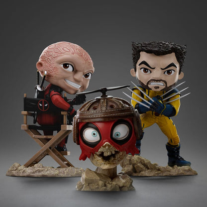 Deadpool & Wolverine Mini Co. Figura in PVC Deadpool e Wolverine set Unmasked 14 cm