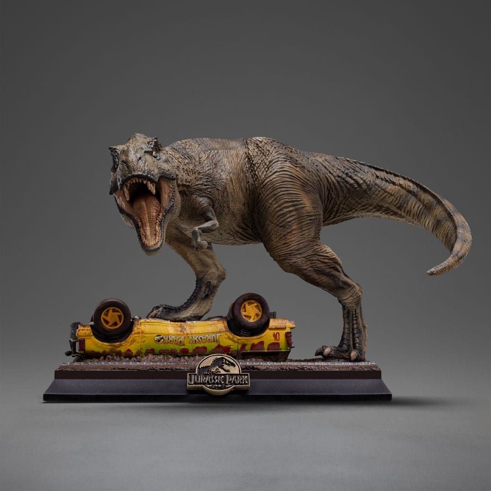 Jurassic Park Icons Statue T-Rex Attaque de 15 cm