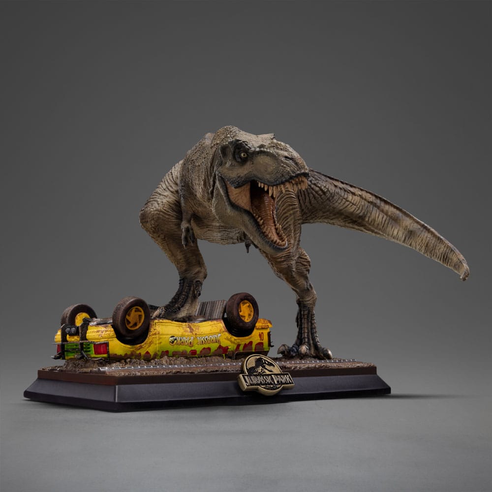 Jurassic Park Icons Statue T-Rex Attaque de 15 cm