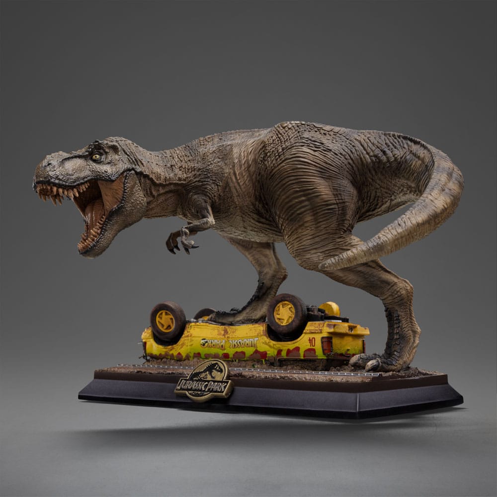 Jurassic Park Icons Statue T-Rex Attaque de 15 cm