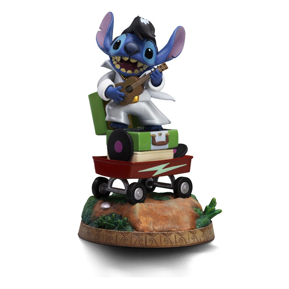 Lilo & Stitch Art Scale Statup 1/10 Stitch King of Rock 17 cm