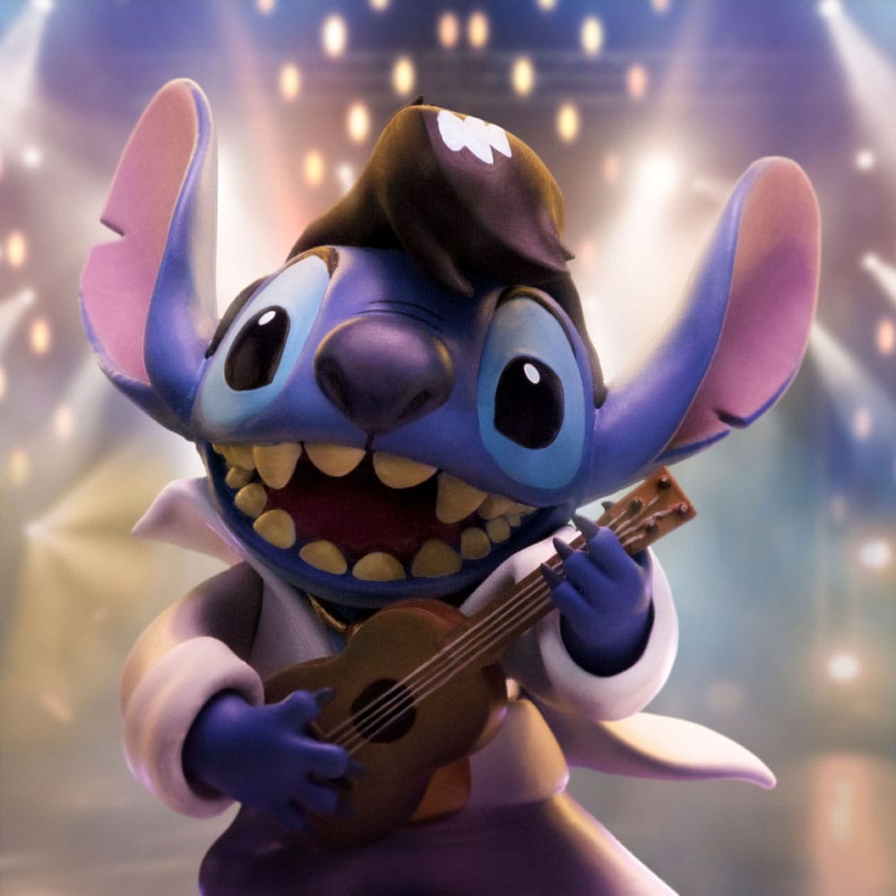 Lilo & Stitch Art Scale Statup 1/10 Stitch King of Rock 17 cm