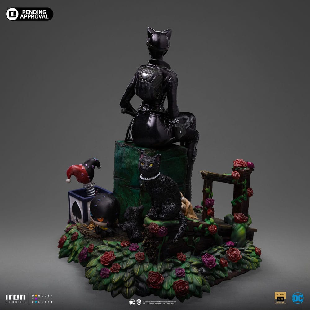 DC Comics Deluxe Art Scale Statup 1/10 Catwoman (Gotham City Sirens) 21 cm