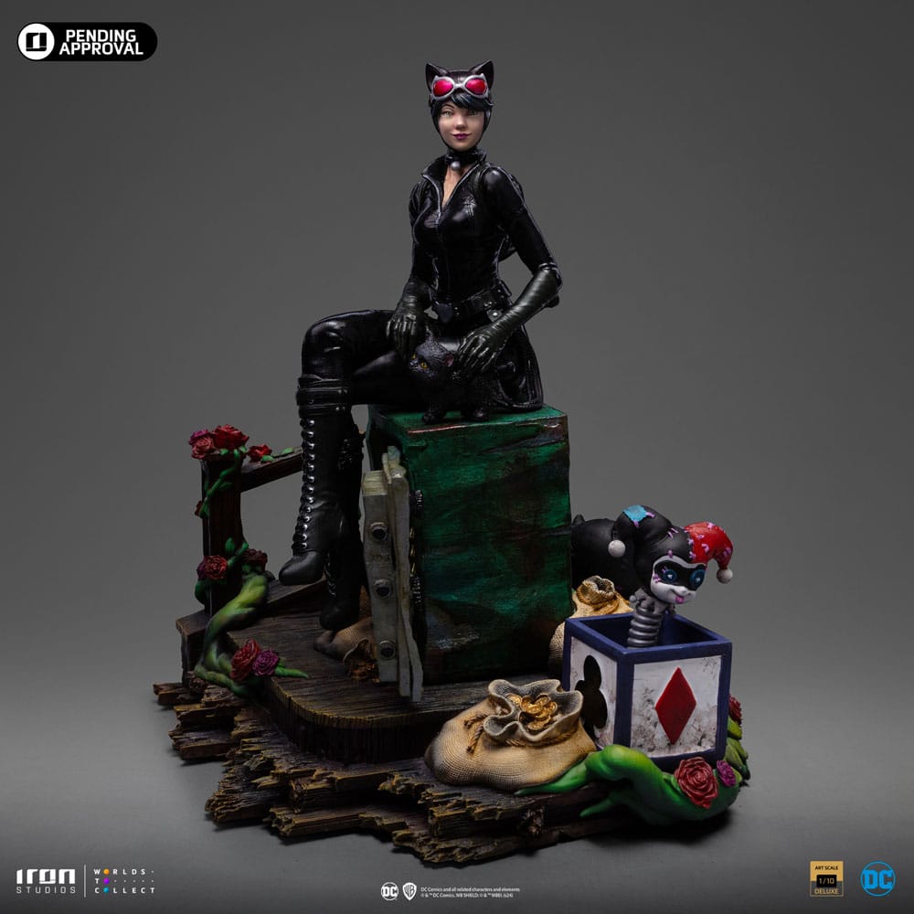 DC Comics Deluxe Art Scale Statup 1/10 Catwoman (Gotham City Sirens) 21 cm