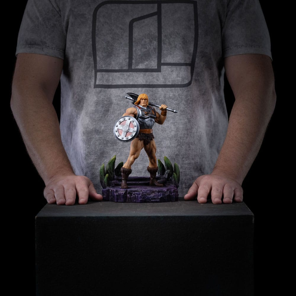 Estatua Masters of the Universe Art Scale 1/10 He-Man Battle Armor Version heo Exclusive 23 cm
