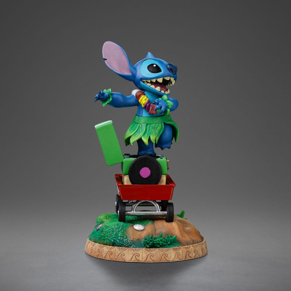 Statua della scala artistica Lilo & Stitch 1/10 Stitch Hula 17 cm