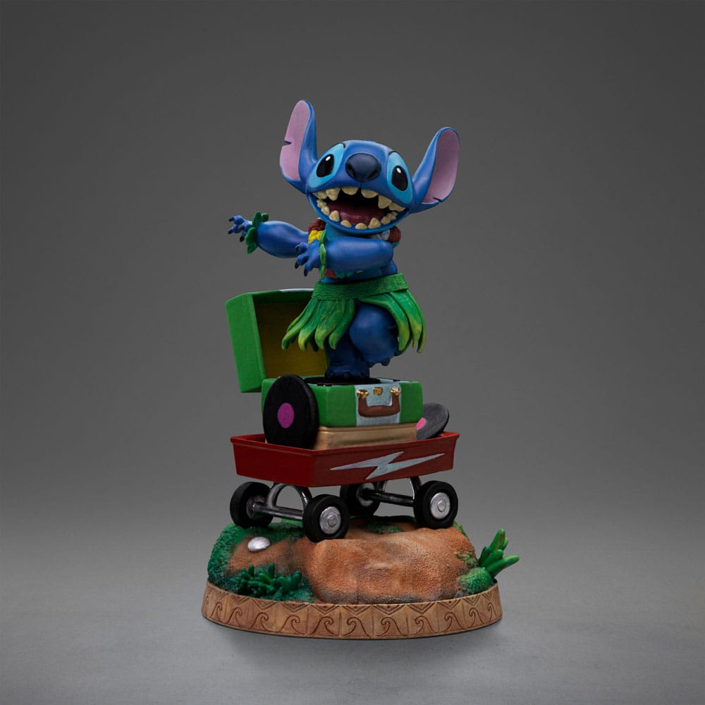 Statua della scala artistica Lilo & Stitch 1/10 Stitch Hula 17 cm