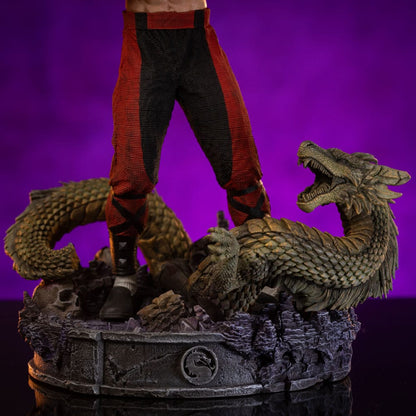 Estatua de escala artística de mortal kombat 1/10 liu kang 23 cm
