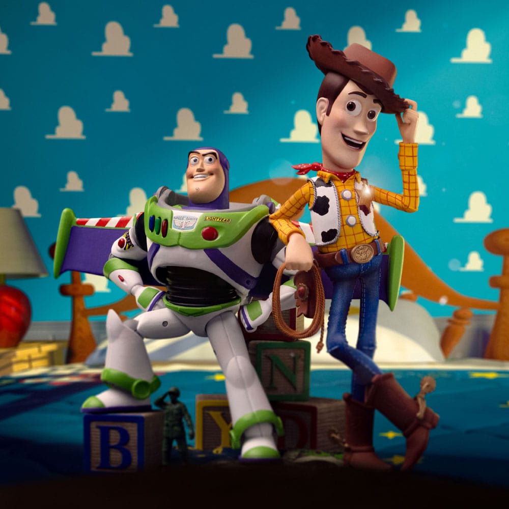 Priča o igračkama Deluxe Art Scale Statup 1/10 Buzz & Woody 38 cm
