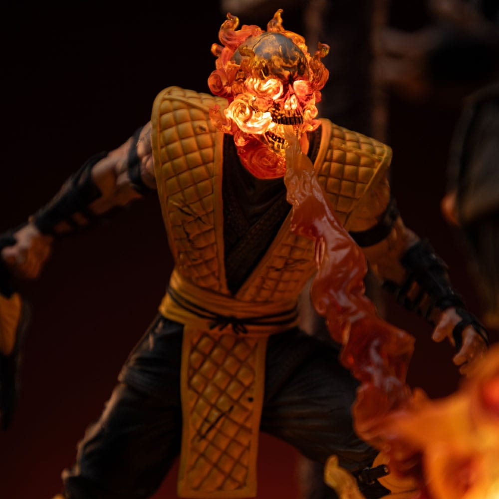 Estatua Mortal Kombat Deluxe Art Scale 1/10 Scorpion Fatality 27 cm