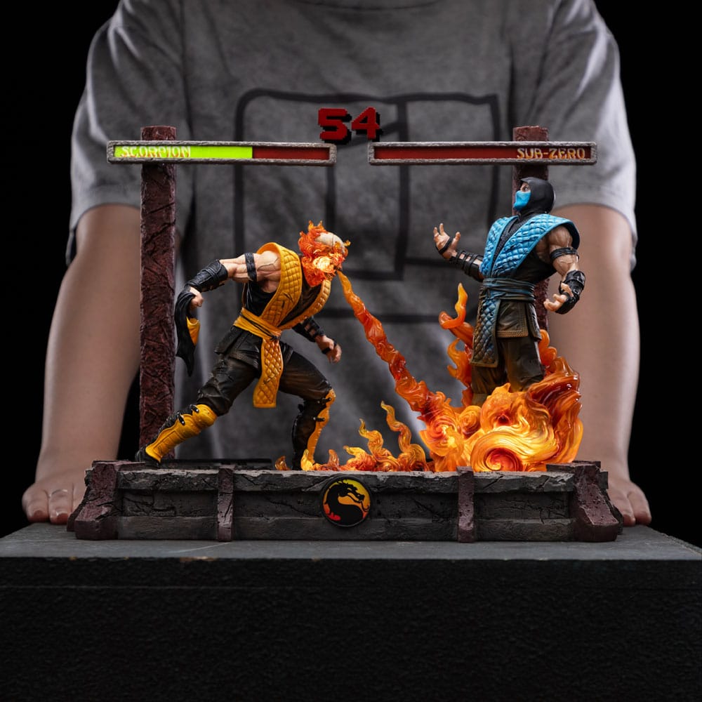 Estatua Mortal Kombat Deluxe Art Scale 1/10 Scorpion Fatality 27 cm
