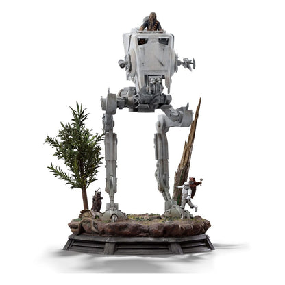 Star Wars Demi Art Scale Statue 1/20 AT-ST och Chewbacca 53 cm