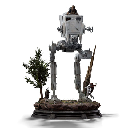 Star Wars Demi Art Scale Statue 1/20 AT-ST och Chewbacca 53 cm