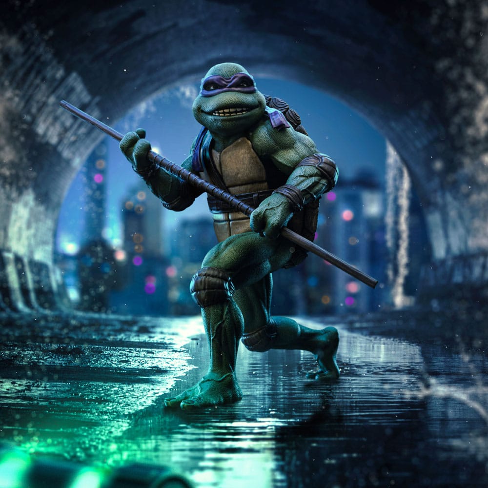 Tinejdžerski mutant Ninja kornjače statue Art Scale 1/10 Donatello 18 cm