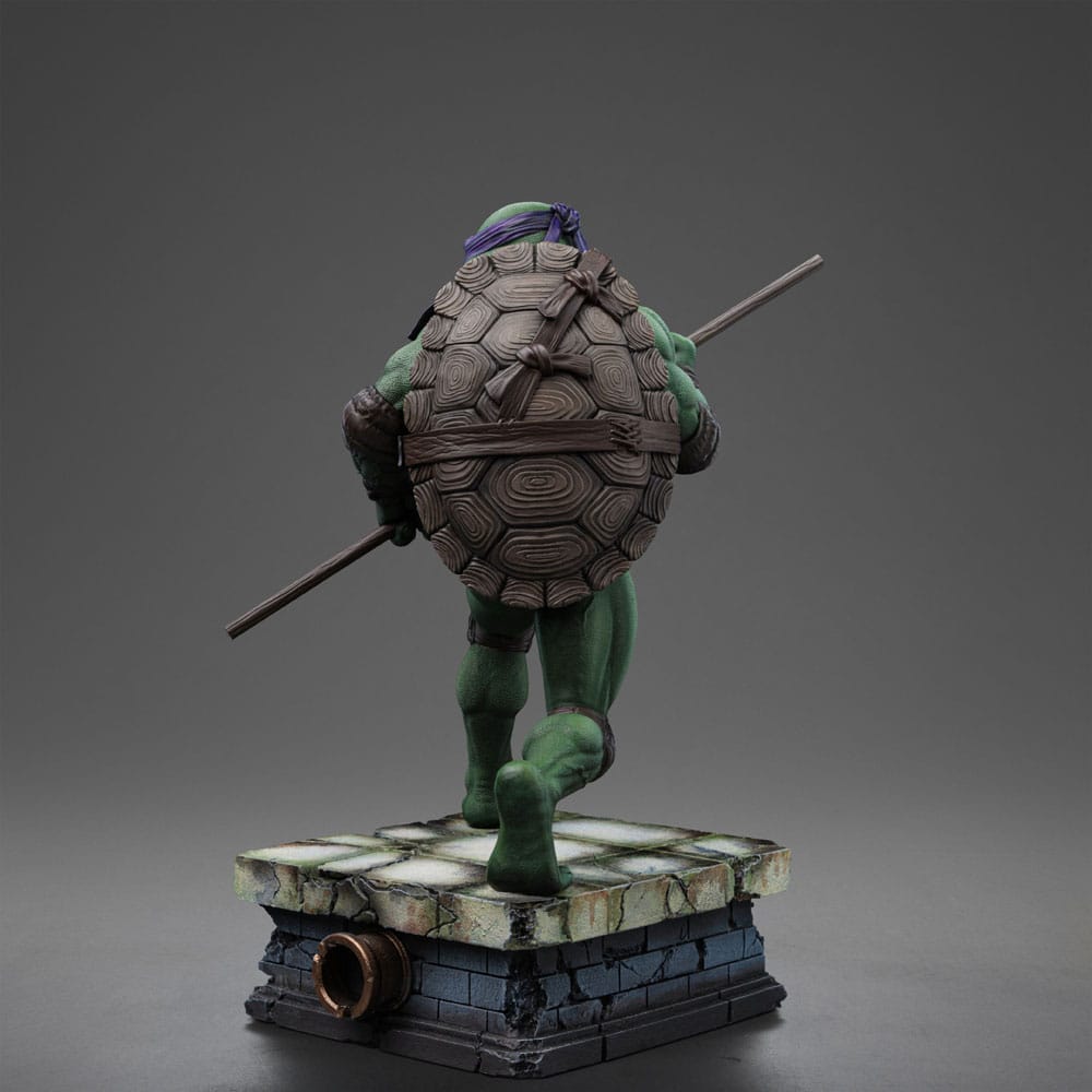 Estatua de escala de arte de Turtles Ninja Turtles adolescentes 1/10 Donatello 18 cm