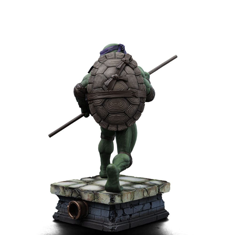 Estatua de escala de arte de Turtles Ninja Turtles adolescentes 1/10 Donatello 18 cm