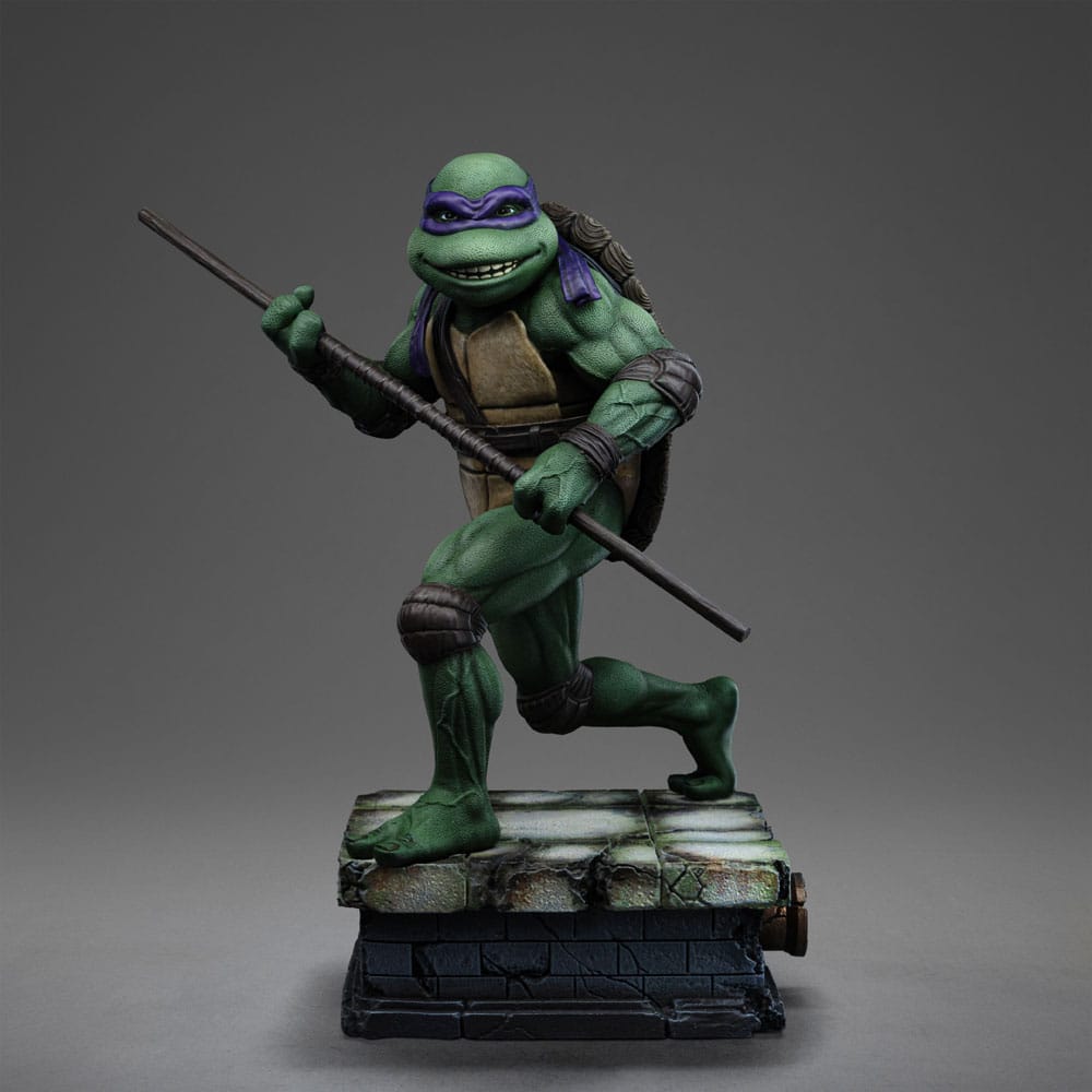 Estatua de escala de arte de Turtles Ninja Turtles adolescentes 1/10 Donatello 18 cm