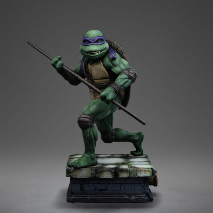 Estatua de escala de arte de Turtles Ninja Turtles adolescentes 1/10 Donatello 18 cm