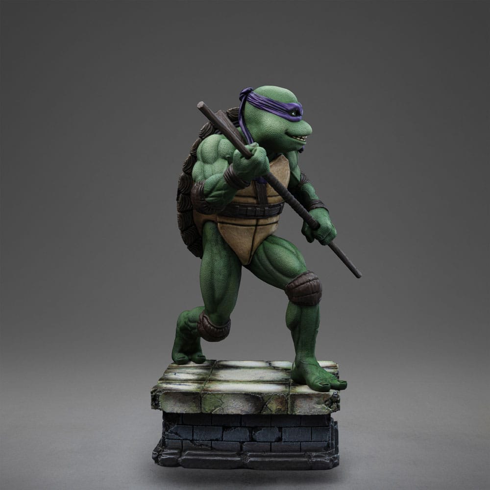 Estatua de escala de arte de Turtles Ninja Turtles adolescentes 1/10 Donatello 18 cm