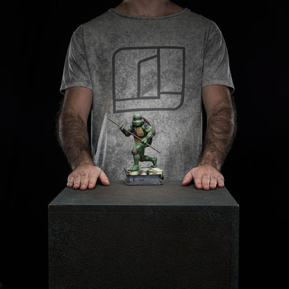 Estatua de escala de arte de Turtles Ninja Turtles adolescentes 1/10 Donatello 18 cm